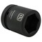Dynamic 1" Drive Standard Socket, Black Phosphate, Tools 1-3/8" X 1" Drive, 6 Point Standard Length D025344 - alternate 6